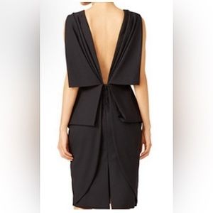 TY-LR | The Memoire Dress | Beautiful LBD Draped Back | Size Large